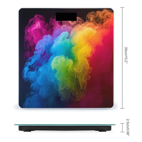 Báscula Digital de Baño Rainbow Smoke con Pantalla LCD miniatura 2