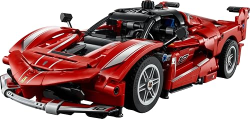 Technic Ferrari FXX K Macchina Giocattolo - Modello di Auto da Corsa per il Gioco e l'Esposizione con Motore V12 - Lego - Immagine 9