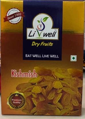 Livwell 100% Natural Premium Kishmish Raisins (200 g)
