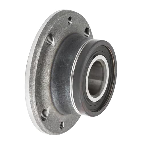 Image of Detroit Axle - FWD Rear Wheel Bearing Hubs for Fiat 500 2012-2019 Replacement 2013 2014 2015 2016 2017 2018 Wheel Bearing and Hubs Assembly