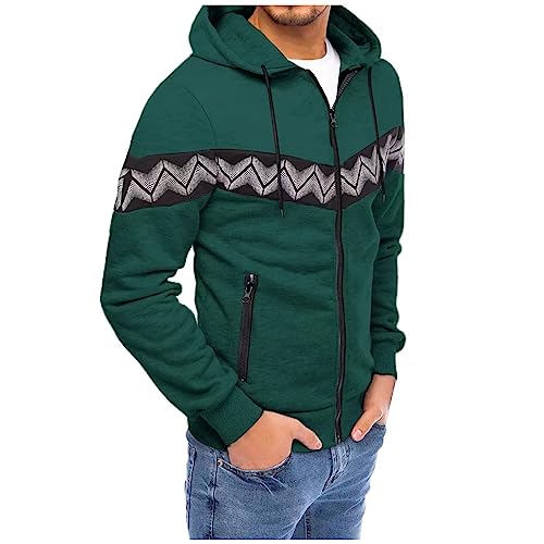 Chaqueta para hombre con cierre y capucha liviana miniatura 2