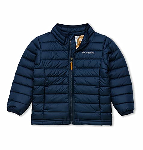 Columbia Toddler Boys Powder Lite Jacket, Collegiate Navy, 4T