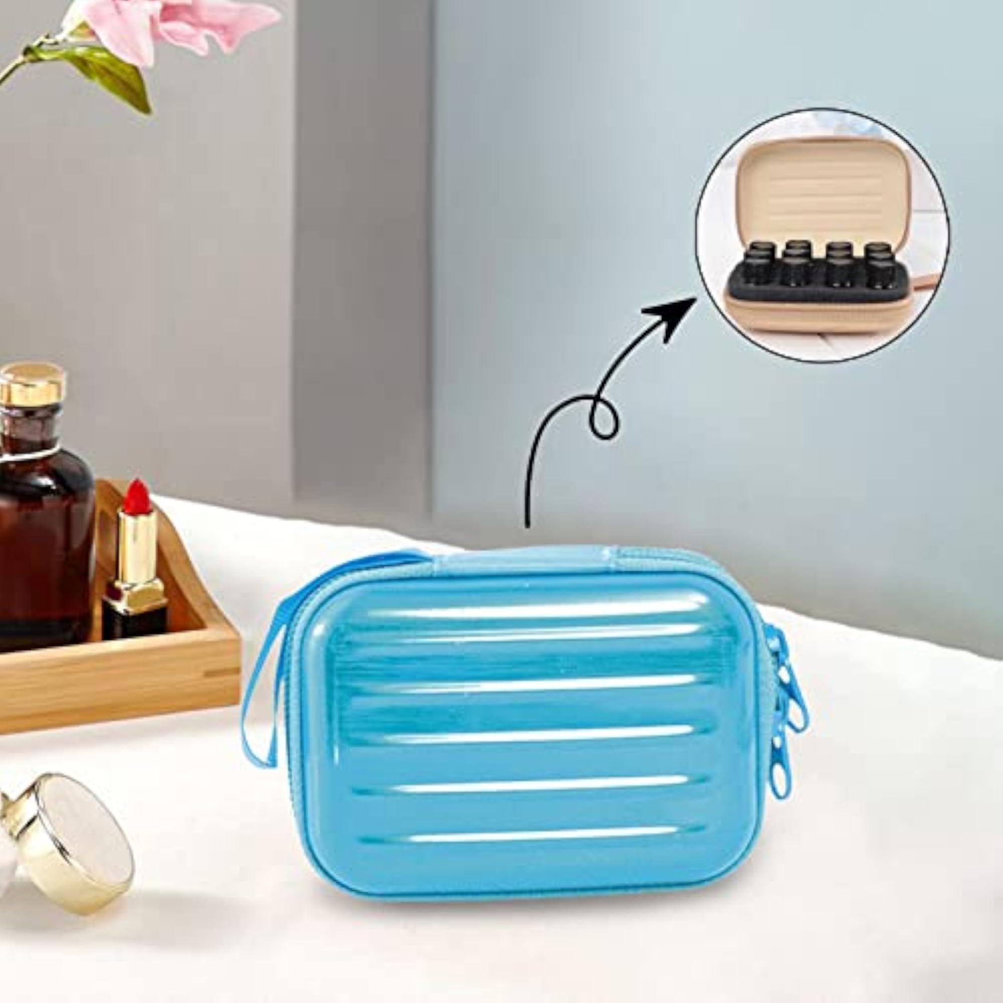 12 Grids Essential Oil Holder Case, Water Resistant Storage