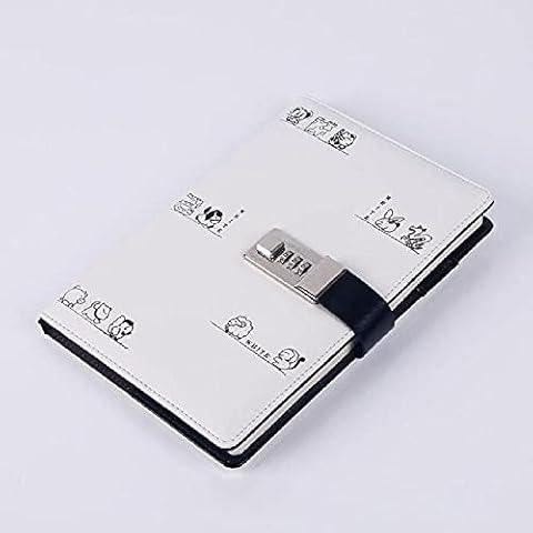 A5 Diary With Lock Planner Refill Daily Journal Travelers Notebook Agenda Password Book Office School Stationery Gift Cover