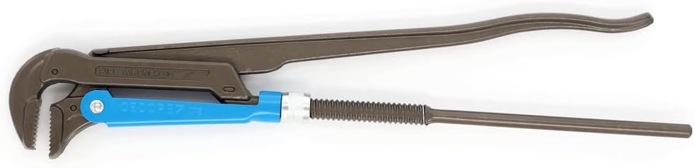 GEDORE 85° Angled pipe wrench, Clamping width 105 mm, Swedish, Self-locking, Solidly built, Flame-hardened teeth, 175 3