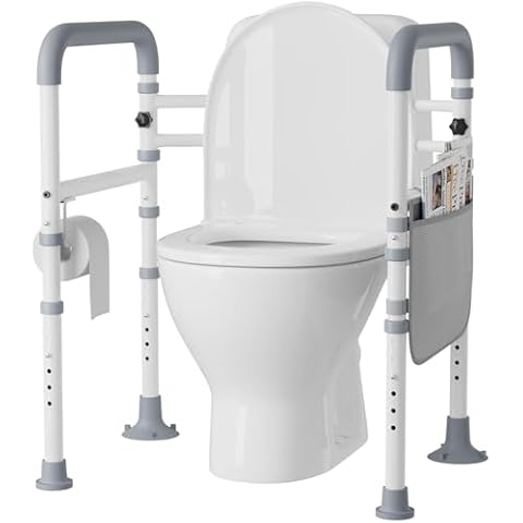 Yornoli Adjustable Toilet Safety Support Frame Cover