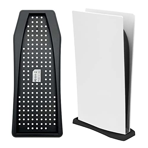 CKXIN PS5コンソール用垂直スタンド - デジタルエディション - Playstation 5ホルダースタンドブラケットマウントベース 冷却ベント内蔵 滑り止め脚付き (ブラック)
