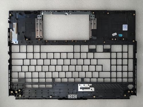 Image of Laptop Replacement Palmrest Upper and Bottom Base Cover Case for ASUS TUF Gaming F15 FX507, FA507, FX507Z, FX507ZM (Black, Tempered Glass, Integrated)