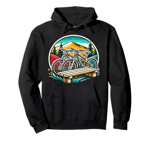 Peak Bike Performance, Conquering The MTB Trail Pullover Hoodie
