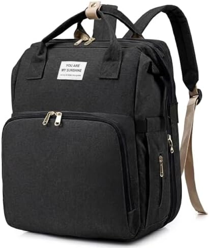 Bolsa Maternidade Mochila Vira Berço Multifuncional Térmica Imper...
