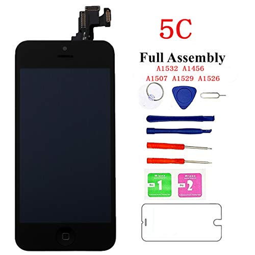 Screen Replacement for iPhone 5c, Fully Pre-Assembled LCD Display and Touch Screen Digitizer