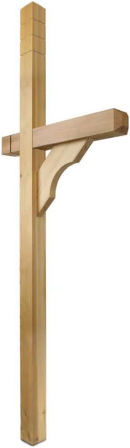 Cedar Decorative Mailbox Post