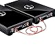 In Phase Car Audio IPA5001D Monoblock-Subwoofer-Verstärker, 1 Ohm, 5000 Watt, Schwarz