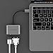 LENTION USB C to HDMI & VGA Adapter,HDMI to USB C Adapter,for Dual Monitor Compatible 2021-2016 MacBook Pro 13/15/16,New Mac Air/iPad Pro,Surface,Lenovo,More,Stable Driver Certified(C51s,Space Gray)