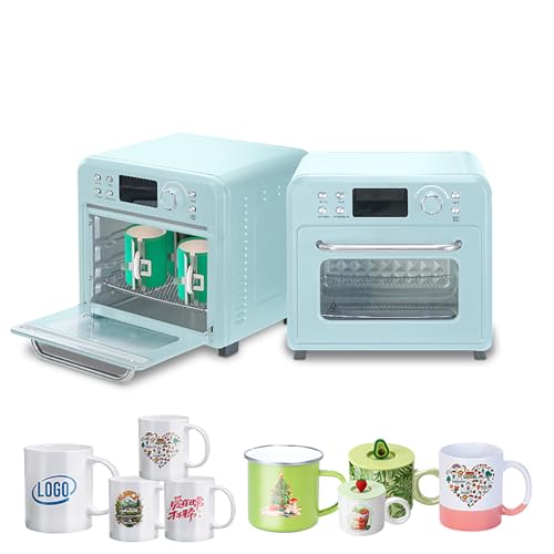 ALSUP Maquina para Estampar Camisetas, Plancha Termica 360° Aire, Horno Pequeño 16L ALSUP Maquina para Estampar Camisetas, Plancha Termica 360° Aire, Horno Pequeño 16L