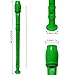 Soprano Recorder 8 Hole Classic German Style Descant Flute Musical Instruments + Cleaning Rod for Beginners School Graduation Gift (green)