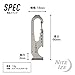 Nite Ize KMTP-11-R3 DoohicKey 6X Key Chain Multi Tool, Stainless Steel 6-in-1 Multi Tool with Bottle Opener, Paint Scraper, + Carabiner Clip