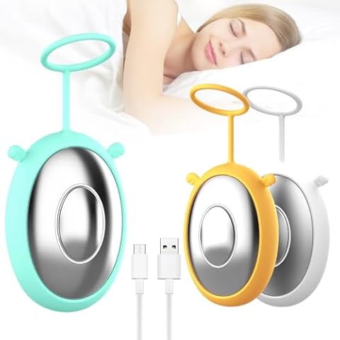 Handheld Sleep Device with Strap, Ideal Gifts for Relaxation, Stress Relief, Insomnia,Improve Deep Sleep, Portable Sleep Device (Yellow) Cover