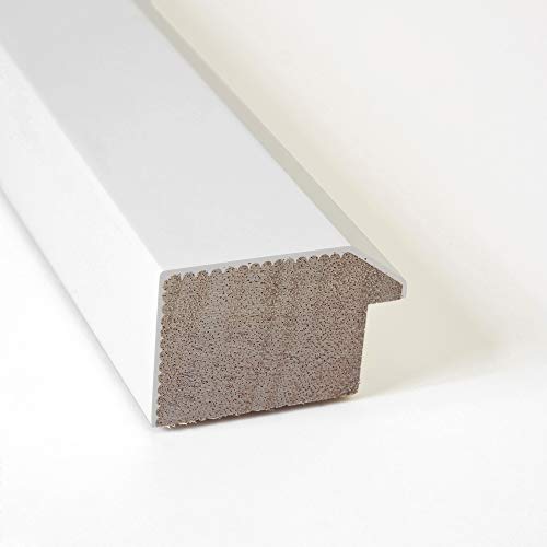 image for Amanti Art Framed Vanity Mirror | Bathroom Mirrors for Wall | Blanco W