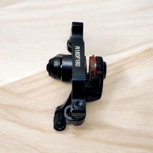 Image of Universal F180 R160 Mechanical Disc Brake Caliper - Front /Rear Compatible | Aluminum Alloy Bicycle Disc Brake for MTB, Road & Folding Cycles (Black)