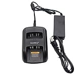 HTN9000 2 Way Rapid Desktop Charger is Compatible with Motorola HT750 HT1250 PR860 EX500 MTX950...