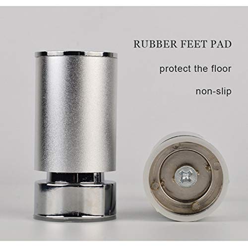 Patas de sofá con almohadilla protectora para nivelar muebles sin rayar el suelo 6