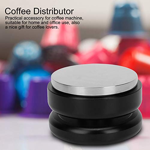 Distribuidor de café de 58 mm, Distribuidor de café de acero inoxidable Herramienta de apisonamiento de distribución de… - Imagen 6