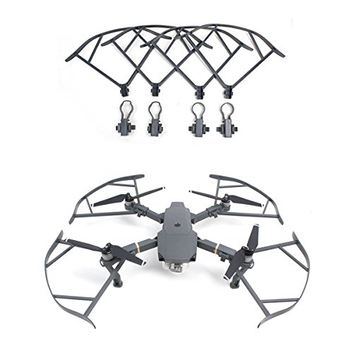 AQGOODLIFE DJI Mavic Pro Platinum Accessories Propeller Guard Bumper Protectors Quick Release Not Affect Obstacle Avoidance(Gray)