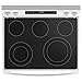 GE GRF600AVWW 5.3 Cu. Ft. White Freestanding Electric Smart Range