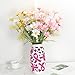 Pink Ribbon UV DTF Cup Wraps - 5 Sheet Breast Cancer Awareness UV DTF Transfer, Pink Ribbon Angel Hope UVDTF Cup Wraps for Glass, Waterproof Transfer Sticker, DIY Crafts for Breast Cancer Warrior