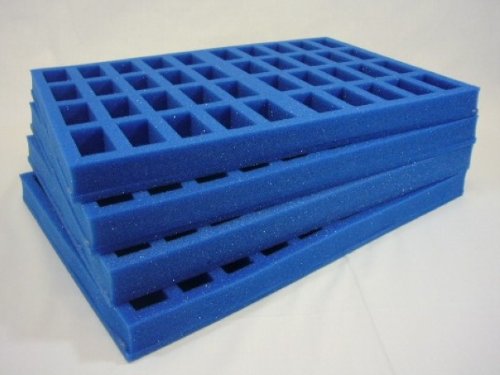 KRMulticase Tray Set: Wargaming set of foam trays carry 160 troops (N4S)
