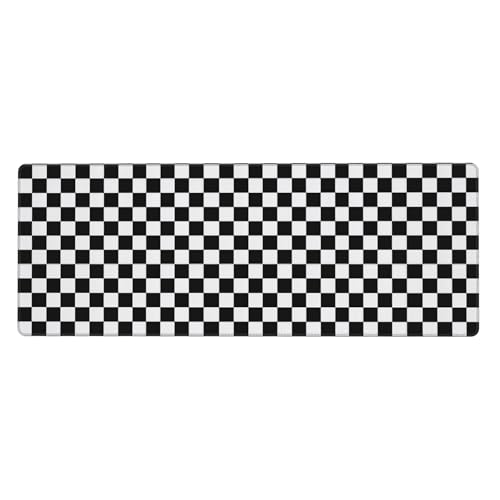 Tapis de souris de jeu damier XL de 80 x 30 cm haute précision