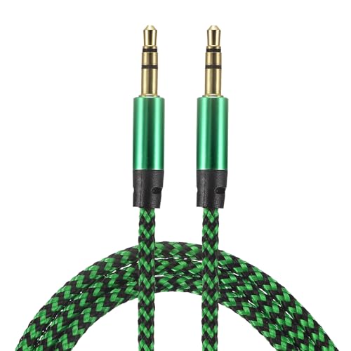 MECCANIXITY Aux Cable 3.5mm Green