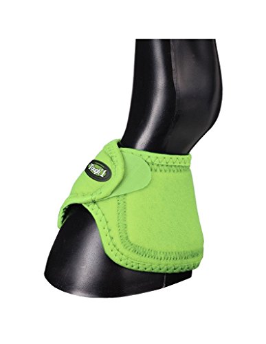 Tough 1 Performers 1St Choice No Turn Bell Boots, Neon Green, Large Cover