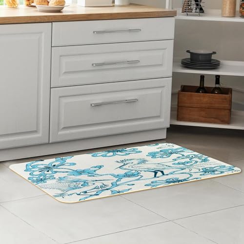 Tapete de cocina absorbente VAPOKF alfombrilla lavable 2 uds 7