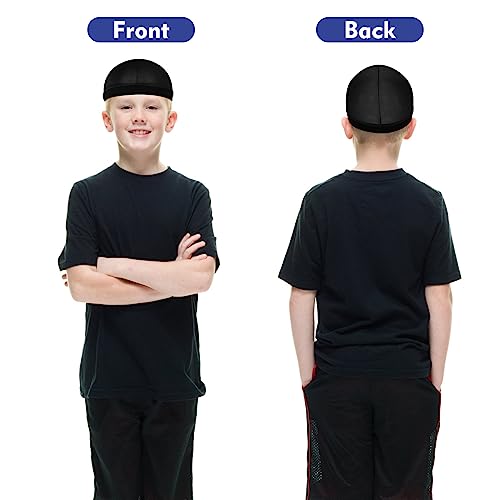 6 Pcs Kids Satin Wave Caps Boo Boo Cap Baby Wave Caps Kids Stocking Cap for Boys Girls2