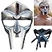 THE ANTIQUE HOUSE MF Doom Gladiator Mask, Mad-Villain, 18G Mild, Steel, Face Armour, Medieval Hand-Forged, Roman, Armor, Doom, Mask Halloween