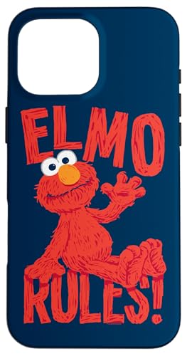 Sesame Street Elmo Rules Case for iPhone 16 Pro Max