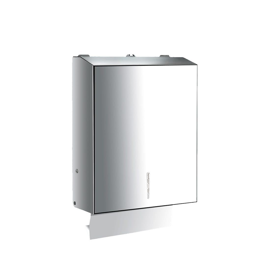 Kiamami Valentina Distributore Salviette Carta Acciaio Inox Cromo Serratura