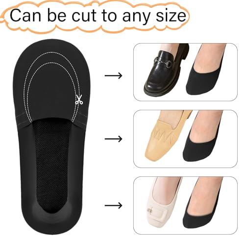 Thin No Show Socks Nylon Non Slip Invisible Liner Thin Silk Sock Low Cut Socks for Flats Loafers4