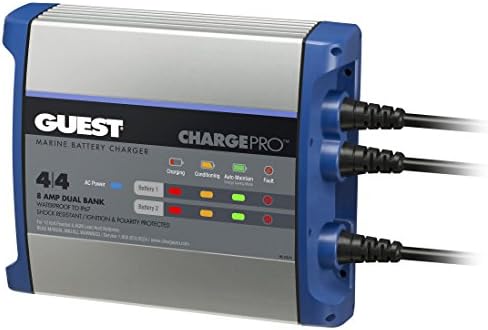 Guest 2707A Guest On-Board Battery Charger 8A / 12V, 2 Bank, 120V Input