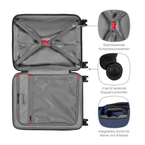 WENGER Pegasus S Kabinenkoffer 39/44 l Erweiterbar Hartschalenkoffer – Ansicht 5