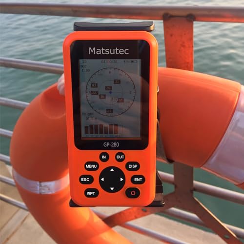 KAOLALI GPS Handheld 2.8" LCD Screen Display Portable Handheld GPS Navigator 1800mAh Marine GPS Navigation with SOG COG Meter Function for Boats, Marine, Outdoor Explorations Black - Image 4