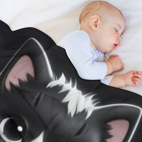 Manta cálida de gato muy suave para protegerte del frío en tu sofá 4