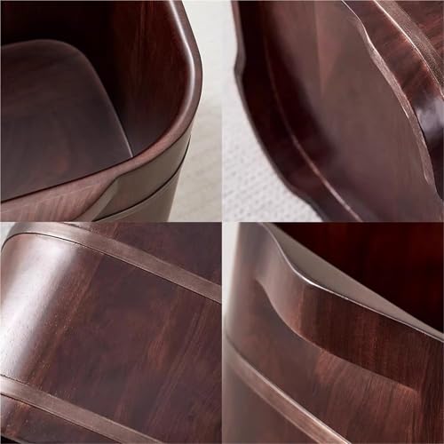Cubeta de Madera para Baño de Pies con Tapa 34x25cm miniatura 5