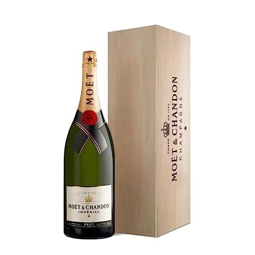 Moët & Chandon Brut Impérial Jeroboam Champagner Trocken mit Holzkiste (1 x 3 l)