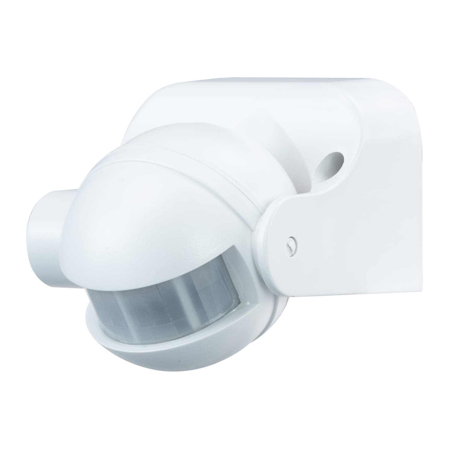 POPP® Electric Sensor de Movimiento Exterior/Interior de Luz Detector Ajustable Superficie de Pared Orientable 200W/800W 220-240V IP44 180° 12m (Pack 5 Unidad)