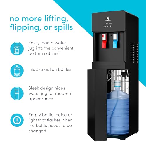 image for Avalon A6SC-BLK Self Cleaning Touchless Bottom Loading Water Cooler Di