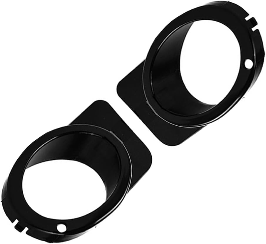 MACHSWON Pair Set Fog Light Lamp Bezel Cover, 51112496283 + 51112496284, 1998-2003 Compatible with BMW 5 Series E39 M5