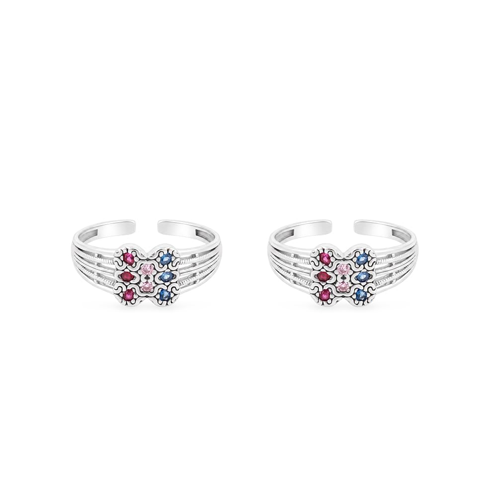 Pure 925 Silver Geometric Toe Rings for Women-image-29